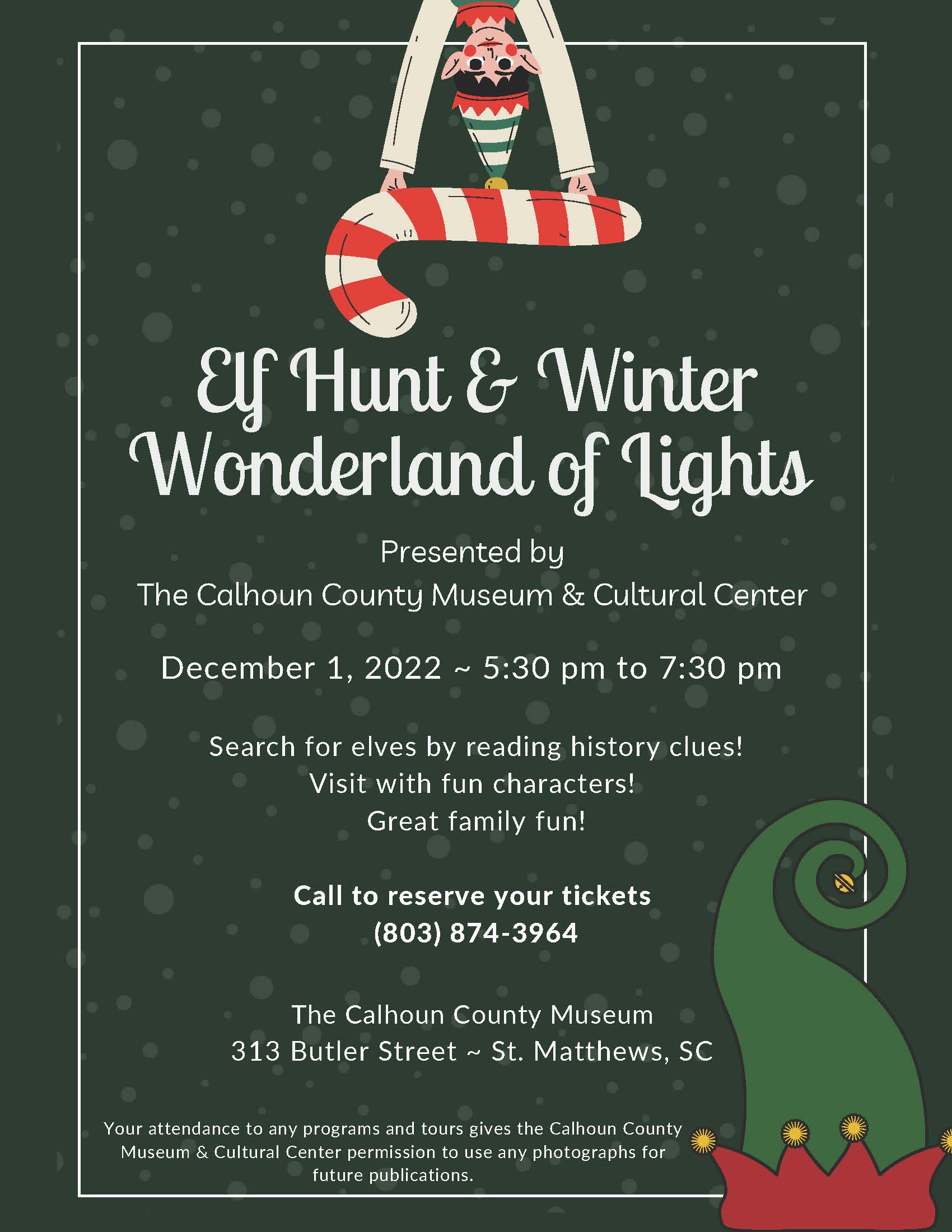 Elf Hunt Winter Wonderland of Lights Flyer